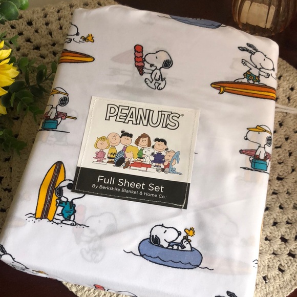 Peanuts SNOOPY Summertime Sheet Set - FULL - Picture 1 of 11